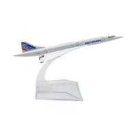 WJXNNON For Concorde Air France Alloy Diecast Air Plane Model Toys Collection Home Decor 1:400 Scale 16cm(France)