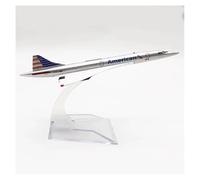 WJXNNON For Concorde Air France Alloy Diecast Air Plane Model Toys Collection Home Decor 1:400 Scale 16cm(America)