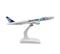 WJXNNON For Egyptair B777 Alloy Passenger Aircraft Model Home Furnishings Display Toy Plane Die-cast 1:400 Scale