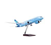 WJXNNON For Etihad B787 Plane Model Toys Kits With LED Light(Touch Or Sound Control) For Decoration Or Gift 47CM(B787 NO LED)