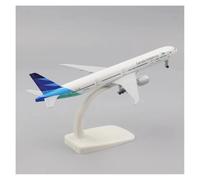 WJXNNON For Garuda Indonesia Air Model Boeing 777 Airlines Metal Aircraft Replica Alloy Material Aviation Mold Gift Series 20cm