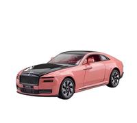 WJXNNON For Rolls Royce Alloy Diecast Model Car Sound & Light Collection Gifts For Gifts 1:24(Pink box)
