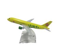 WJXNNON For Russia S7 Airlines A320 Airplane Aircraft Model Diecast Metal 1:400 Scale Planes 16cm(A320d)