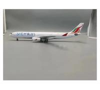 WJXNNON For Srilankan Airlines A330 Plane Model Airplanes Toys W Landing Gear Wheels Lights Resin Collection 1:135 Scale 47cm(330 NO LED)