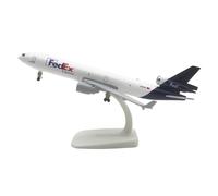 WJXNNON For UPS KLM Malaysia Fedex Express Airlines MD-11 Alloy Metal Diecast Airplane Model Plane Aircraft W Wheels Landing Gears 20cm(Fedex MD-11)