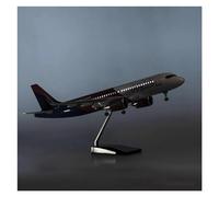 WJXNNON For Wizz Air Airlines Model Light & Airliner Aircraft Diecast Resin Plane Model 47CM 1/80 Airplane A320 (Color : With light)