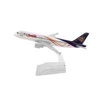 WJXNNON Plane 16CM Scale Home Decor For Thai Smile Airlines A320 Aircraft Plane With Landing Gears Model Airplane Diecast Metal Collected
