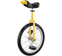 WJYCGFKJ Adult Professional Acrobatic Bicycle Single Wheel Unicycle, Exercise Fun Bike Fitness Scooter Circus, Adjustable Seat, Suitable For Adults, Children And Beginners,16 Inch