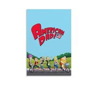 WJYCHEND American Dad! Classic Anime Series Canvas Poster Wall Art Decorative Painting Bedroom Painting Posters24x36inch(60x90cm) Unframe-style