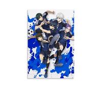WJYCHEND Blue Lock Classic Anime Series Canvas Poster Wall Art Decorative Painting Bedroom Painting Posters08x12inch(20x30cm) Unframe-style