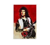 WJYCHEND Brian May Singer Album Cover Music Series Canvas Poster Wall Art Decorative Painting Bedroom Painting Posters08x12inch(20x30cm) Unframe-style