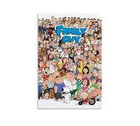 WJYCHEND Family Guy Classic Anime Series Canvas Poster Wall Art Decorative Painting Bedroom Painting Posters12x18inch(30x45cm) Unframe-style