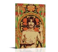 WJYCHEND George Harrison Singer Album Cover Music Series Canvas Poster Wall Art Decorative Painting Bedroom Painting Posters12x18inch(30x45cm) Frame-style