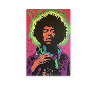 WJYCHEND Jimi Hendrix Singer Album Cover Music Series Canvas Poster Wall Art Decorative Painting Bedroom Painting Posters12x18inch(30x45cm) Unframe-style