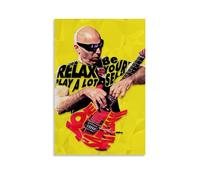 WJYCHEND Joe Satriani Singer Album Cover Music Series Canvas Poster Wall Art Decorative Painting Bedroom Painting Posters12x18inch(30x45cm) Unframe-style