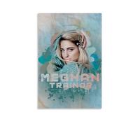 WJYCHEND Meghan Trainor Singer Album Cover Music Series Canvas Poster Wall Art Decorative Painting Bedroom Painting Posters16x24inch(40x60cm) Unframe-style