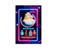 WJYCHEND Meghan Trainor Singer Album Cover Music Series Canvas Poster Wall Art Decorative Painting Bedroom Painting Posters08x12inch(20x30cm) Unframe-style