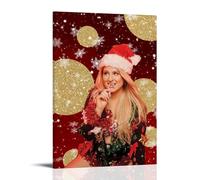 WJYCHEND Meghan Trainor Singer Album Cover Music Series Canvas Poster Wall Art Decorative Painting Bedroom Painting Posters16x24inch(40x60cm) Frame-style