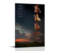 WJYCHEND Three Billboards Outside Ebbing, Missouri Classic Movies And TV Series Canvas Poster Wall Art Decorative Painting Bedroom Painting Posters12x18inch(30x45cm) Frame-style
