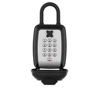 WJYMRO Key Lock Box, Large Capacity Key Storage Box with Hanging Ring, Resettable Code, Rustproof/Waterproof Security Lock Box, for Home