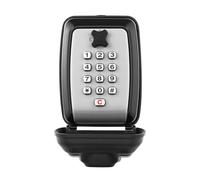 WJYMRO Key Lock Box, Wall Mounted Key Storage Box with 9-Digit Keyboard Resettable Code, Large Capacity, Rustproof/Waterproof Security Lock Box, for Home, Outdoor