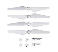 WJYOZSA 4pcs 9450S Propeller for DJI Phantom 4 PRO 4a Advanced Drone Quick Release Blade CC CW Props Wing with Mount Base Spare Parts Easy to repair(White)