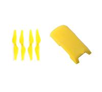 WJYOZSA Propeller Guards Protector Prop Blades Protection Cover Propellers Props for DJI TELLO Drone Body shell Accessories Easy to repair(P B Yellow)