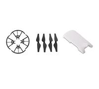 WJYOZSA Propeller Guards Protector Prop Blades Protection Cover Propellers Props for DJI TELLO Drone Body shell Accessories Easy to repair(PPB White)