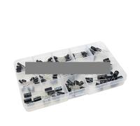 WJZJSVWTAU 120PCS/lot 12values 1uF-470uF DIP Aluminum Electrolytic Capacitor Assortment Kit 16V-50V electrolytic capacitors assortment box diy supplies