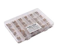 WJZJSVWTAU 480pcs Monolithic Ceramic Capacitor Assortment Kit 10pF-10uF Monolithic Capacitor Set 0.1uF 0.22uF 0.47uF 2.2uF 4.7uF Capacitor diy supplies