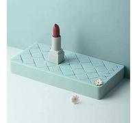 WJZWQZ Silicone Lipstick Holder 18+8 Slots, Cosmetic Organizer Stand Square Makeup Display Case for Brush Lip Eye Stick,Green