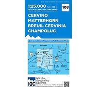 WK 108 Cervino Matterhorn 1:25 000: IGC Wanderkarte