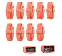 WK Electrical - Inline Plug and Socket Cable Connector, Impact Resistance (10A 2pins x 10pcs)