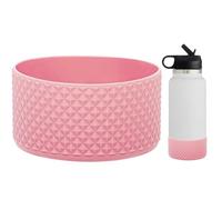 WK IEASON Protective Silicone Base Boot 12oz-24oz for Hydro Flask Wide Mouth/Standard Mouth, Anti-Slip Silicone Cover Bumper Compatible with Stanley Tumbler 40oz 30oz 20oz-2.83inch Bottom Diameter