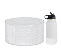 WK IEASON Protective Silicone Base Boot 12oz-24oz for Hydro Flask Wide Mouth/Standard Mouth, Anti-Slip Silicone Cover Bumper Compatible with Stanley Tumbler 40oz 30oz 20oz-2.83inch Bottom Diameter