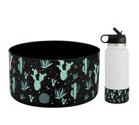 WK IEASON Protective Silicone Base Boot 12oz-24oz for Hydro Flask Wide Mouth/Standard Mouth, Anti-Slip Silicone Cover Bumper Compatible with Stanley Tumbler 40oz 30oz 20oz-2.83inch Bottom Diameter