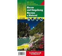 WK S511 Meran and the surrounding ar: Wandel- en fietskaart 1:25 000