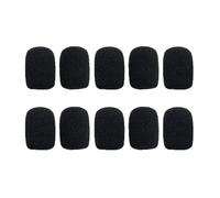 WKabnkn 10Pieces Microphones Windscreen Replacement Soft Elastic Sponge Windshields Compatible For Portable Mics Elastic Cover Durability Sponge Mic Windscreens Replacement