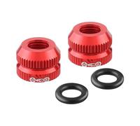 WKabnkn 1pair Durability Aluminum Alloys Bike Valves Nut Light Weight Bicycles Valves Caps For Mountain And Road Bikes Long Distances Cycling