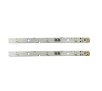 WKabnkn 2pcs LED Light Strips Board Module Kits for Fridge Lighting Interior Brightness Restoration MDDZ162A 1629348 1529227 12V Long Lasting LED Light