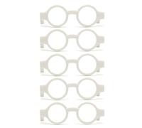 WKabnkn 5Pcs/set Doll Photo Props Black Frame Glasses Model Tiny No Lenses Glasses Kids Doll Costume Accessory Decors Black Frame