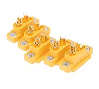 WKabnkn 5Pieces XT60E1-M Mountable Male Plug Aircraft Power Battery Fixed Version Male XT60E1-M Banana Connector Banana Plugs Adapter Kit