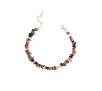 WKabnkn Adjustable Natural Stone For Women Handmade With Tourmalines Baroques Styles Accessory For Special Occasions Gemstones Bangle