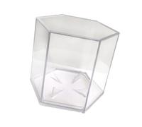 WKabnkn Baseball Display Case Acrylic Clear Cases Hexagonal Box Baseballs Protector Clear Case