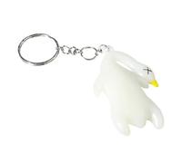 WKabnkn Color Changing Roast Duck Keychain Pendant Phone Chain Handmade Funny Animal Keyring Schoolbag/Clothes Ornament Novelty Gift