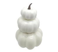 WKabnkn Countrysides Artificial Pumpkin Decorations White/Yellow Halloween Pumpkin Ornaments House Office Desk Home For Livingrooms Home Modern Offices Shelves