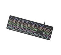 WKabnkn Customizable Mechanical Gaming Keyboard Dynamics Led Lighting Hot Swap Design Tactiles Switches Wire USB C Connecting Punk Wire Keyboard Combo Led