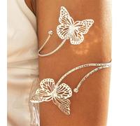 WKabnkn Edgy Gold Tone Adjustable Starfishes Arm Cuff Bracelets Geometric Design Sturdy Iron Jewelry for Women Adjustable Cuff for Parties