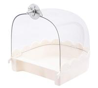 WKabnkn Hanging Bird Bath For Cage Bird Cage Mounted Bathing Basin Clear Shower Room For Parakeets Decoration Bath