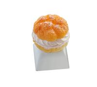 WKabnkn Playful Pastry Keycap Resins Construction Optimized Tactiles Feedbacks Universals Keyboards Fit Creative Keyboards Art Cap